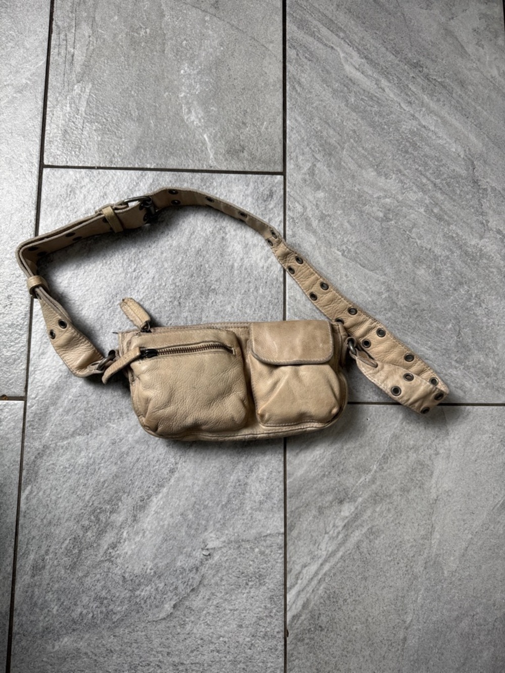 Free People Wade Leather Sling bag